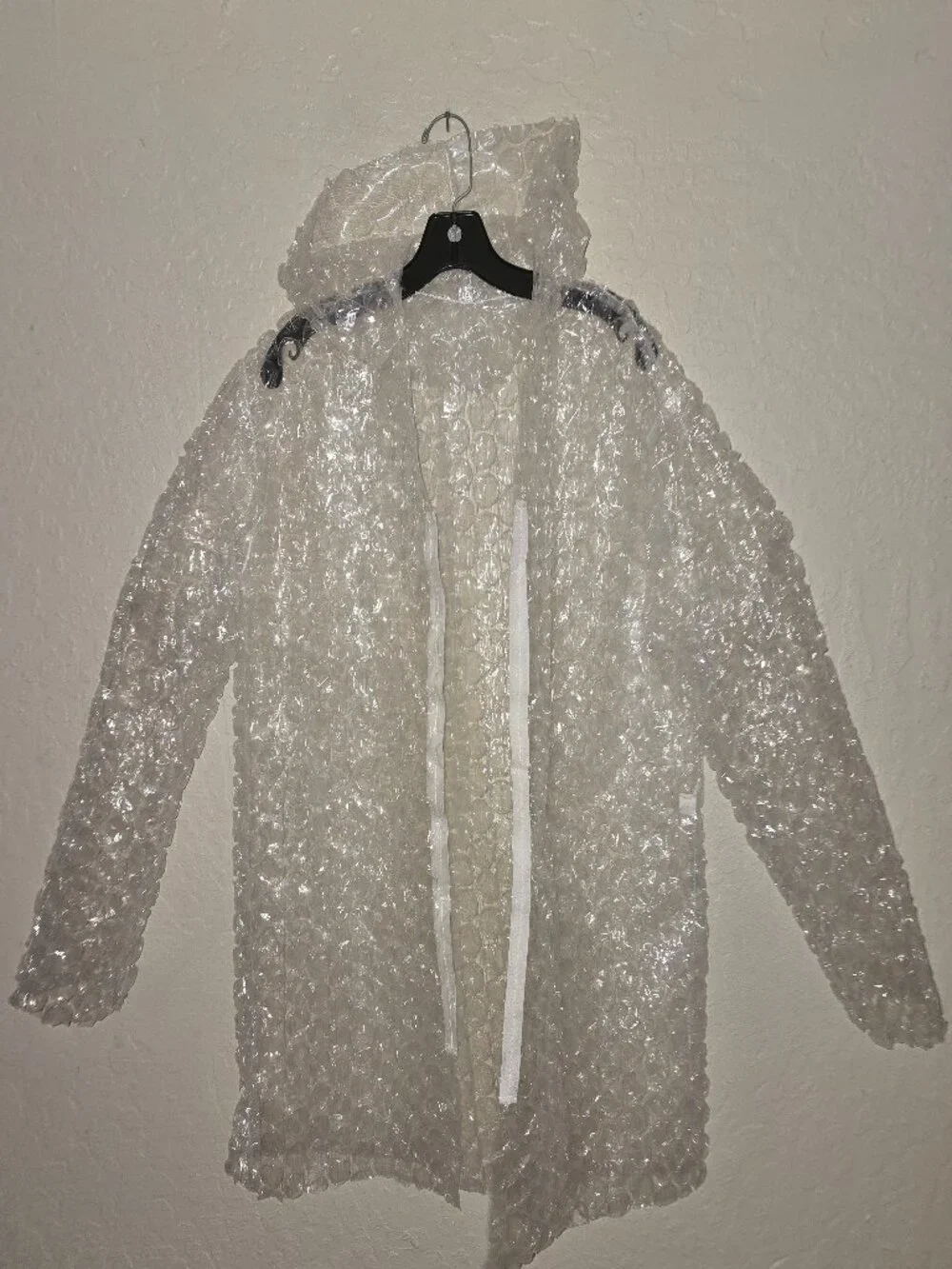 Air Bubble Wrap Hooded Suit by Thumbs Up Hooded Jacket / Elastic Waist Pant MED